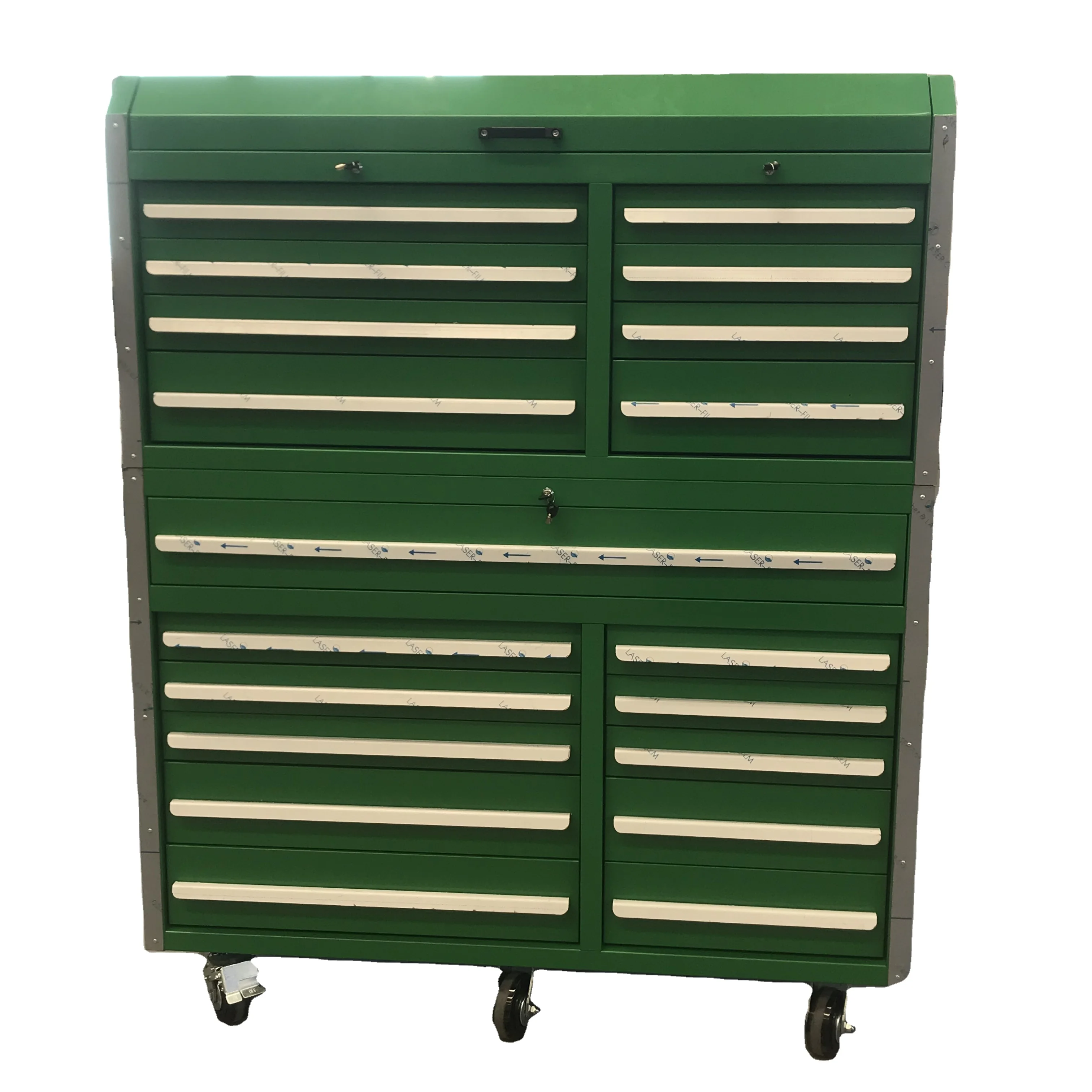 High Quality Workshop Workbench Heavy Duty Metal Multi-Drawer Wheeled Tool Cabinet