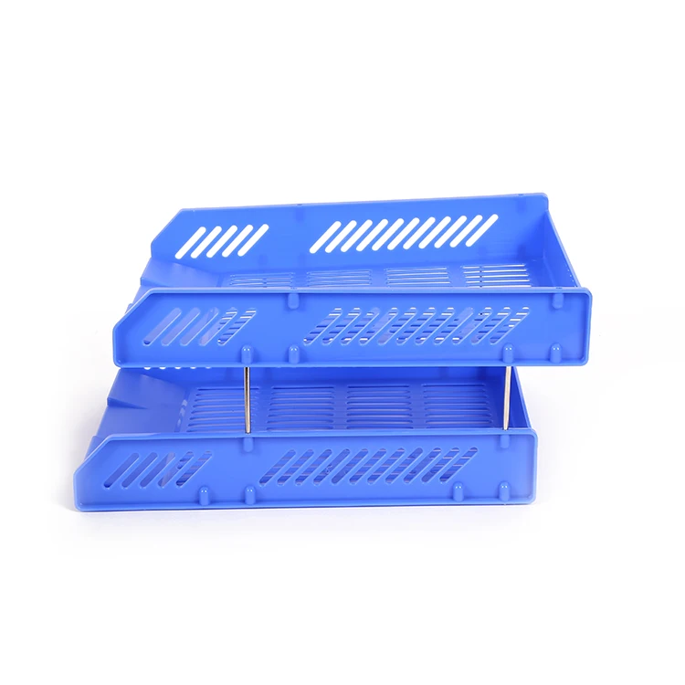 
Hot Selling Double Layers Office Stationery Desktop Organizer Document File Tray 