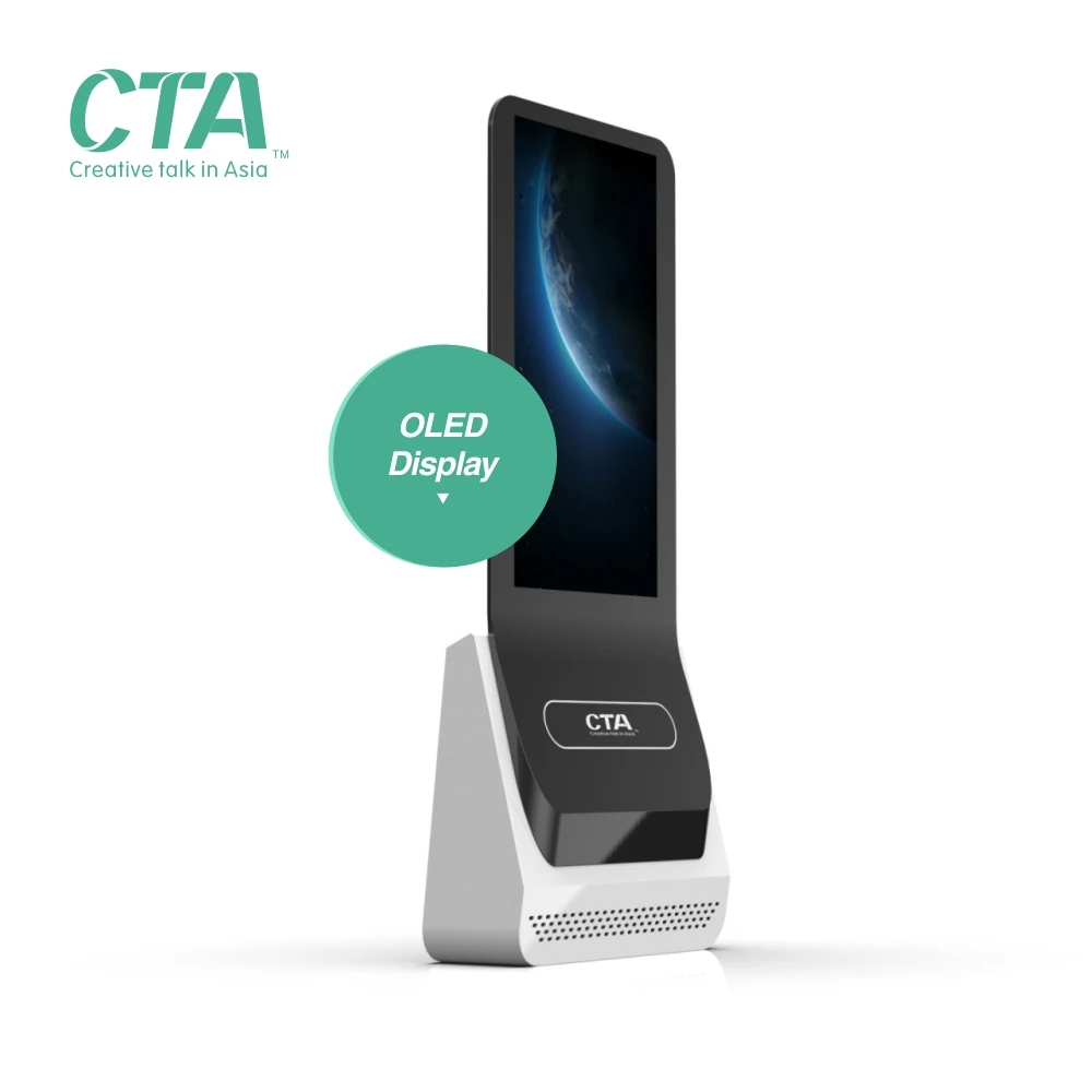 Factory direct sales color 55 inch large oled transparent organic light-emitting display high contrast ratio