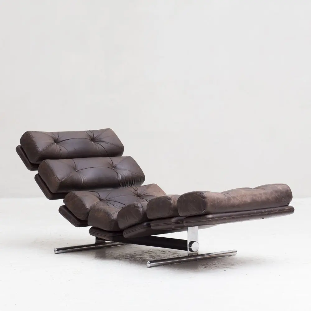 Italian Designer Luxury Small Family Outdoor Metal Lounge Chair for Living Room Bedroom or Villa for Balcony Leisure
