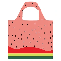 Reusable Custom Logo Printed Recycled Ripstop Nylon Eco Standard Foldable Shopping Bag with Tag