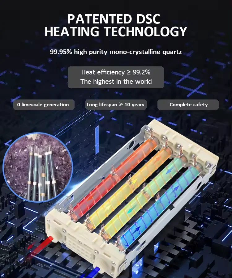 Home 110V 220V Bathroom Kitchen Shower Instant Electric Hot TankLess Water Heaters Geyser