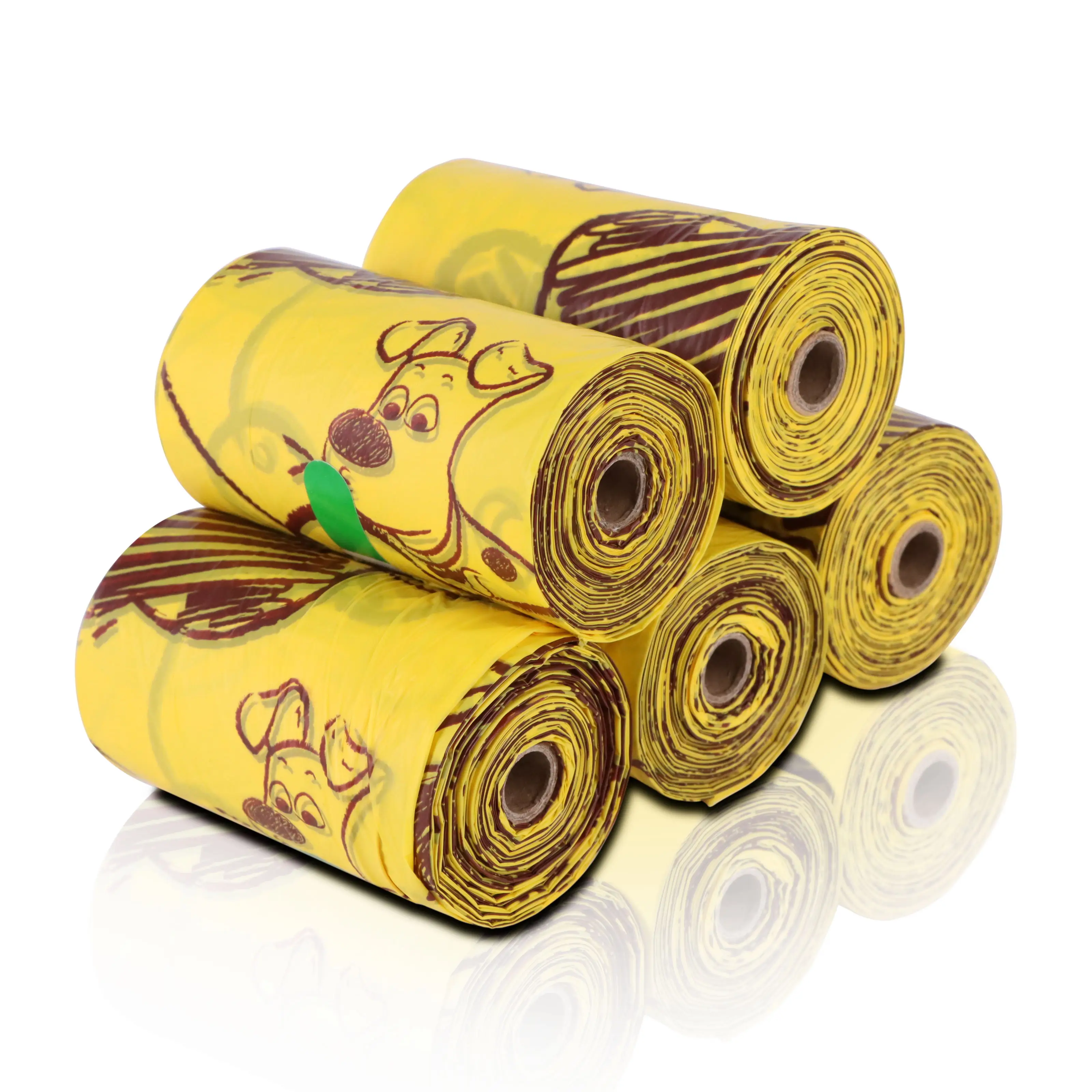 Manufacturer Eco Friendly Poop Bag  Extra Thick Compostable Outdoor Antibacterial Recyclable Pet Waste Bag Dog Poop Bag