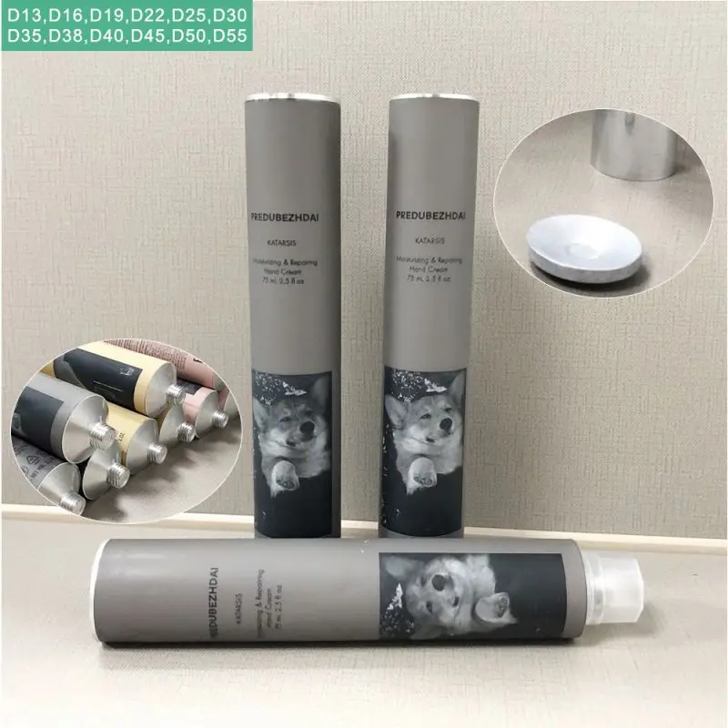 Collapsible 30 Ml Long Nozzle Empty 100Ml Eco Friendly Squeeze Cosmetic Toothpaste Aluminum Tube For Packaging Glue