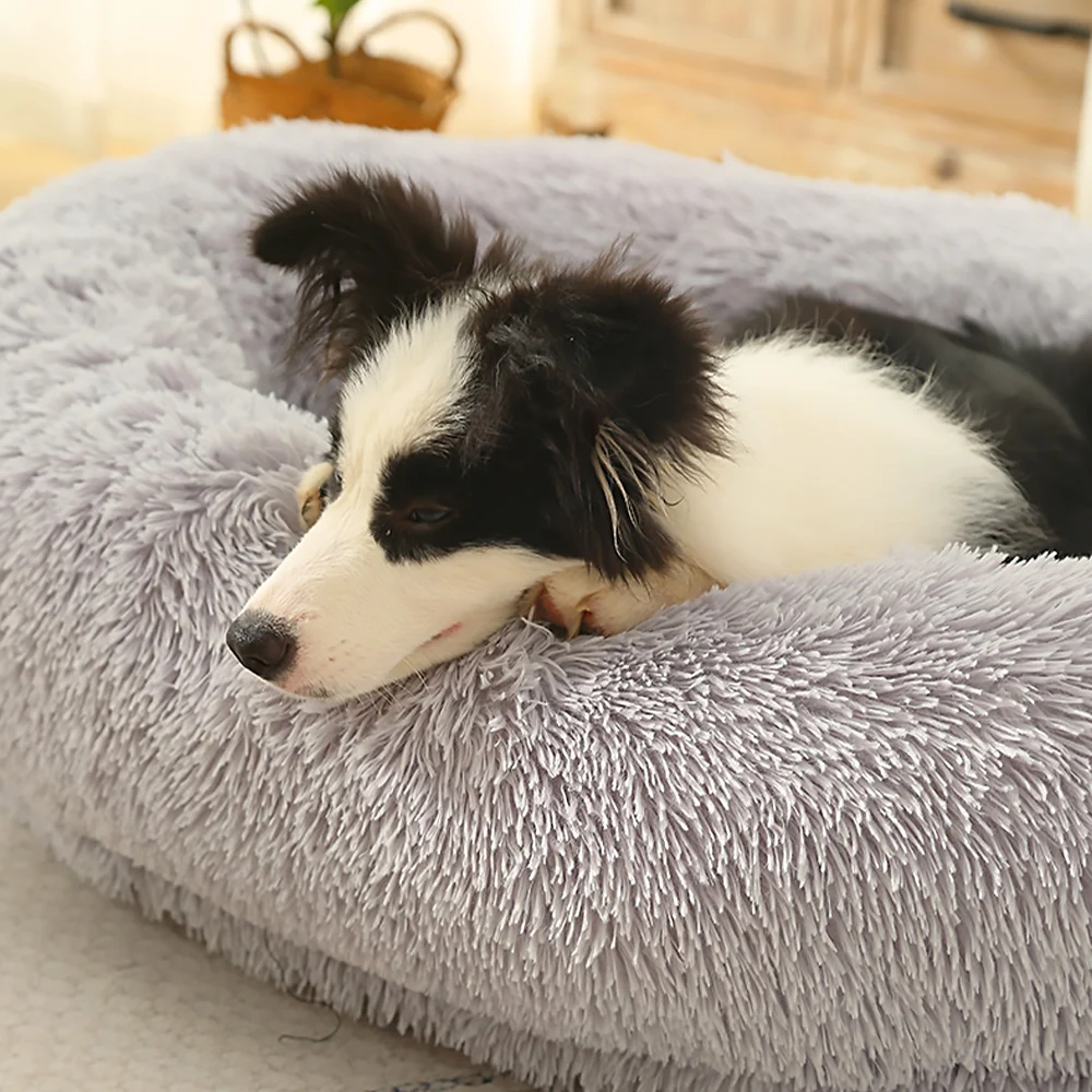 Wholesale Large Dog Bed Washable Human Pet Bed Anti-Anxiety Calming Dog Bed for Big Dogs