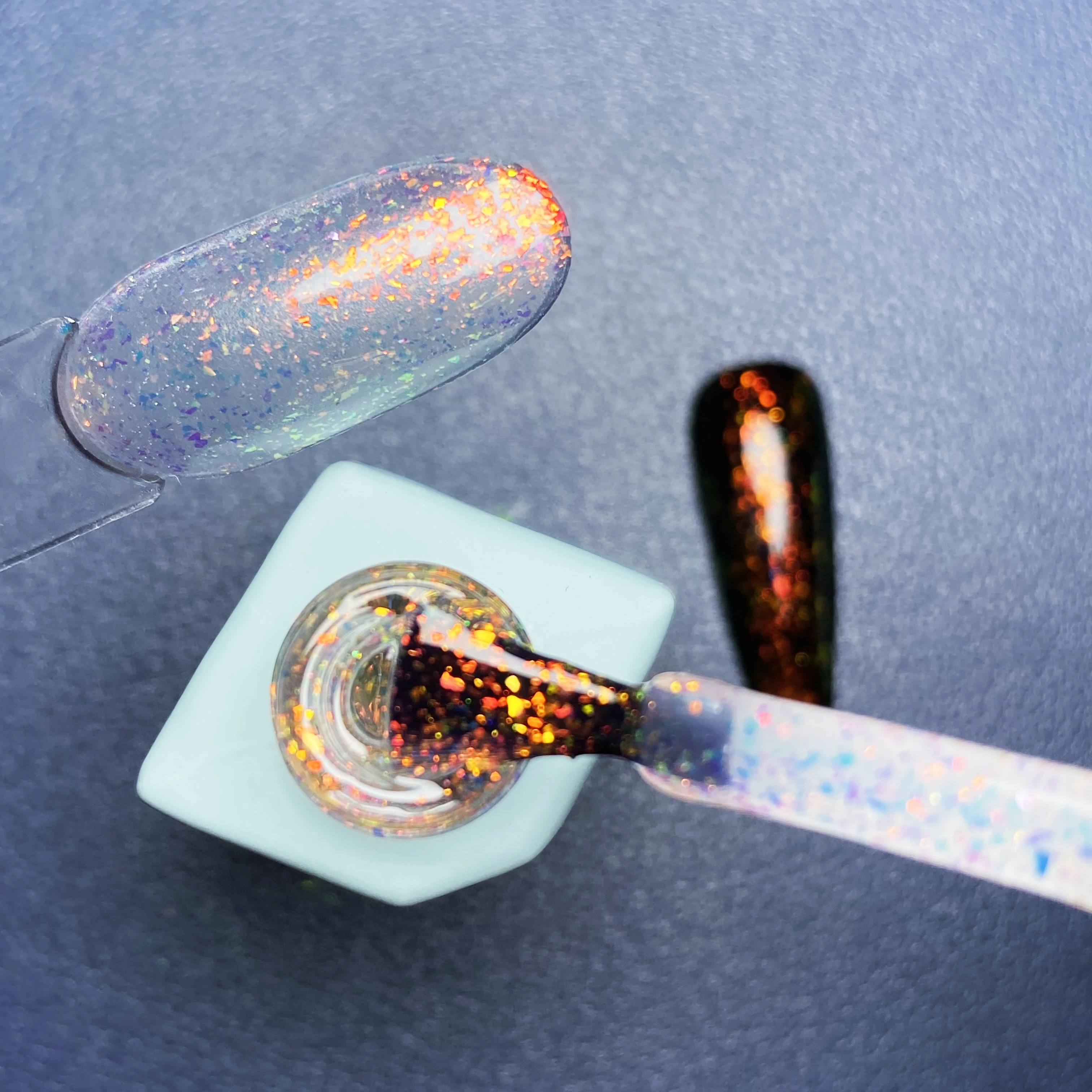 15ML Bling Platinum Sequins UV Gel Red Glitter Nails Polish Base Top Coat LED UV Professional Manicure Varnish