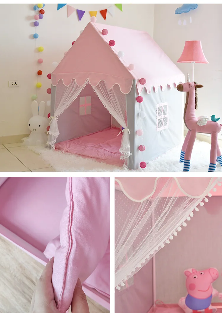 Girl Princess playhouse boy indoor house Castle children tent playhouse