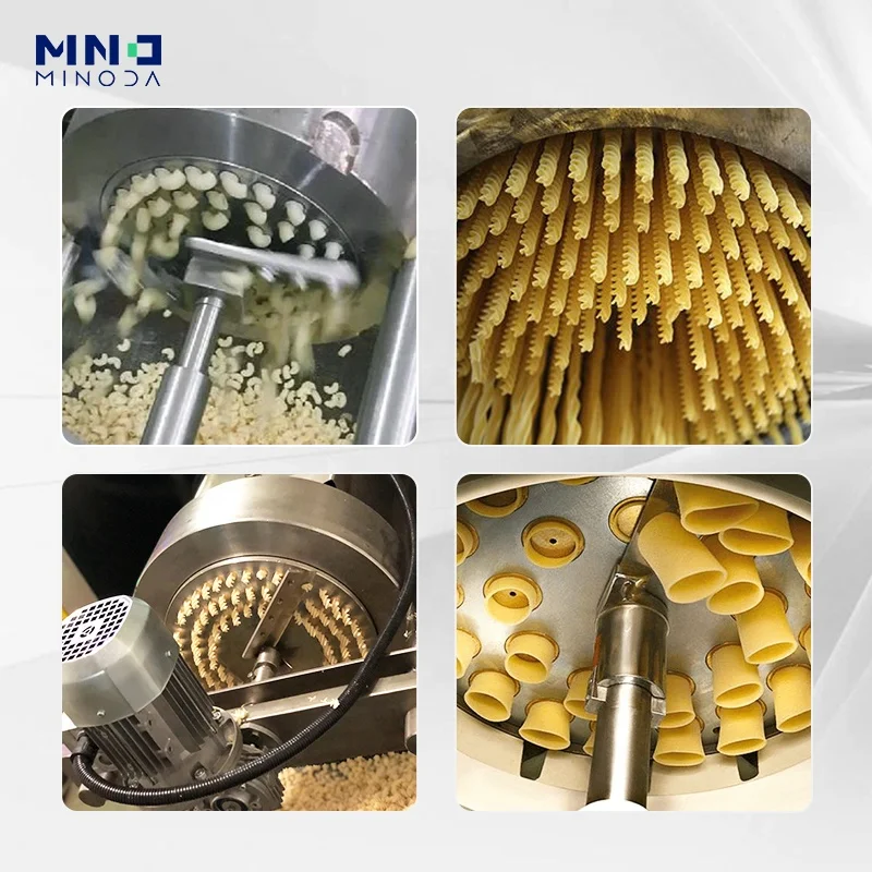 Hot Sales Custom Stainless Steel Single Twin Screw Extruder 300kg/h Short Cut Spaghetti Pasta Macaroni Food Extruder