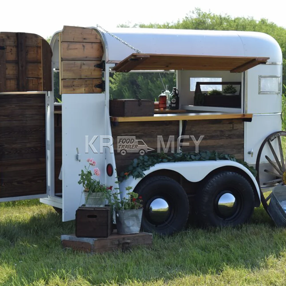 China Factory Direct Selling Food Truck for Crepe Hot Dog Ice Cream Mobile Kitchen Hotdog BBQ Food Trailers