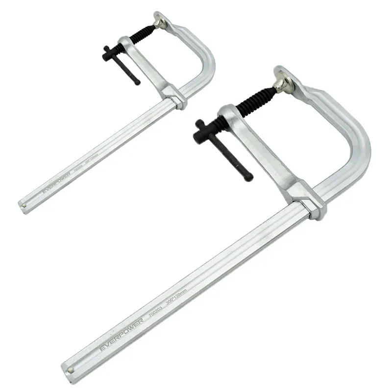 TIN KONG Multi-Functional Welding F Clamp Quick Release & Different Sizes for Workshop Assembly & DIY Woodworking Steel Toggle Clamps