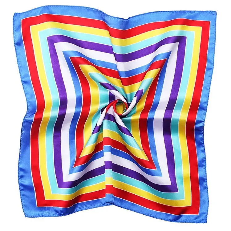 
Cheap Price Chinese Fashion Custom Print Twill Women Square 100% Silk Scarf 