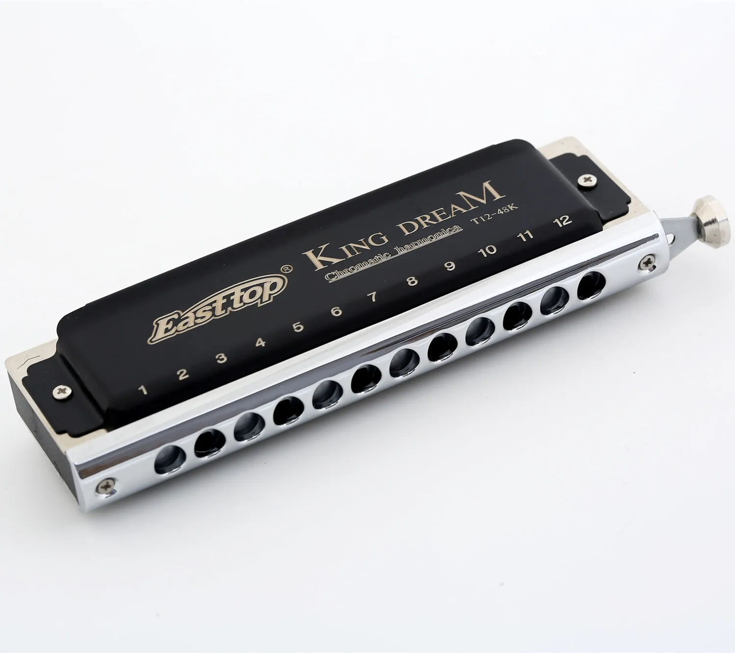 Chinese factory 12 hole chromatic harmonica for sale