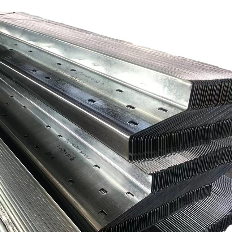 Prefab Steel Frame Construction Profile Z Type Channel Steel Section Purlin For Building Roofing