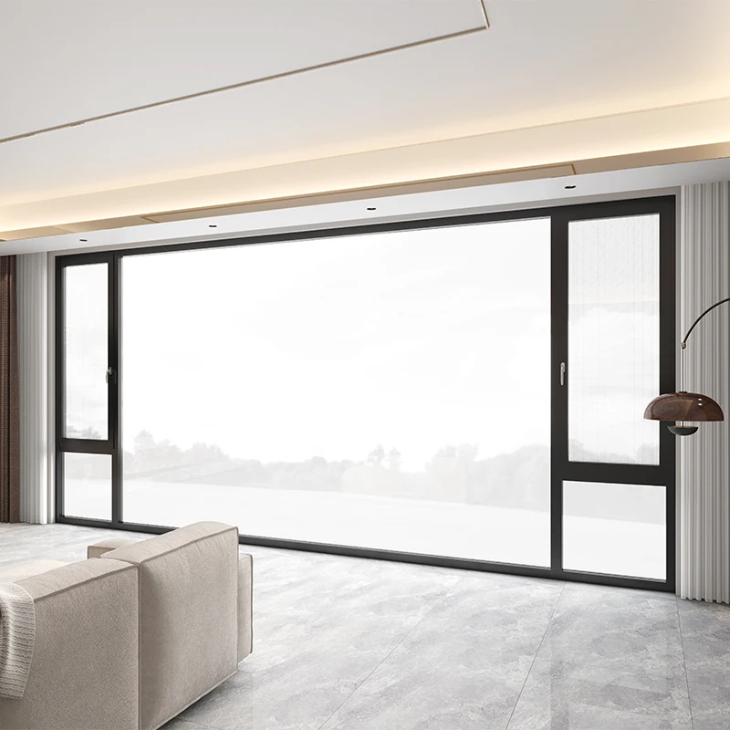 ODICK foshan aluminum alloy doors and windows customized Aluminum Alloy Casement Window soundproof aluminum triple glazed window