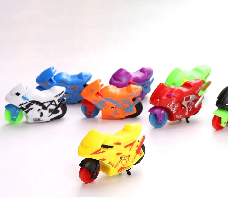 2024 New 4.5 CM Toy Capsules Plastic Pull Pack Racing Motorcycle Toys Pull Back Mini Motorbike For Capsule