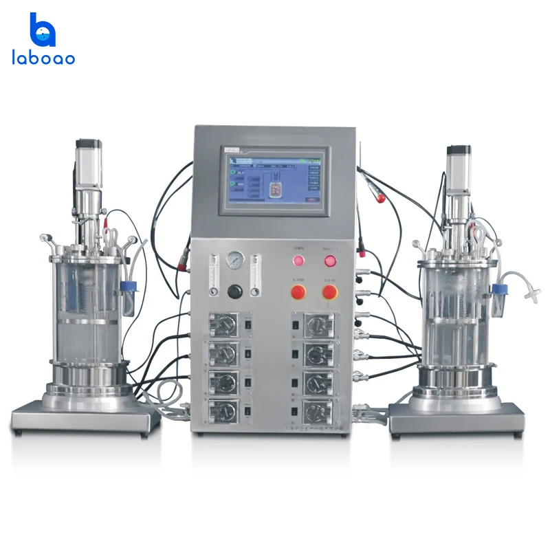 Oem микробов Настольный биореактор fermentot 1 литр технологическое оборудование л 5l ферментер стекло ферментации станки высокого