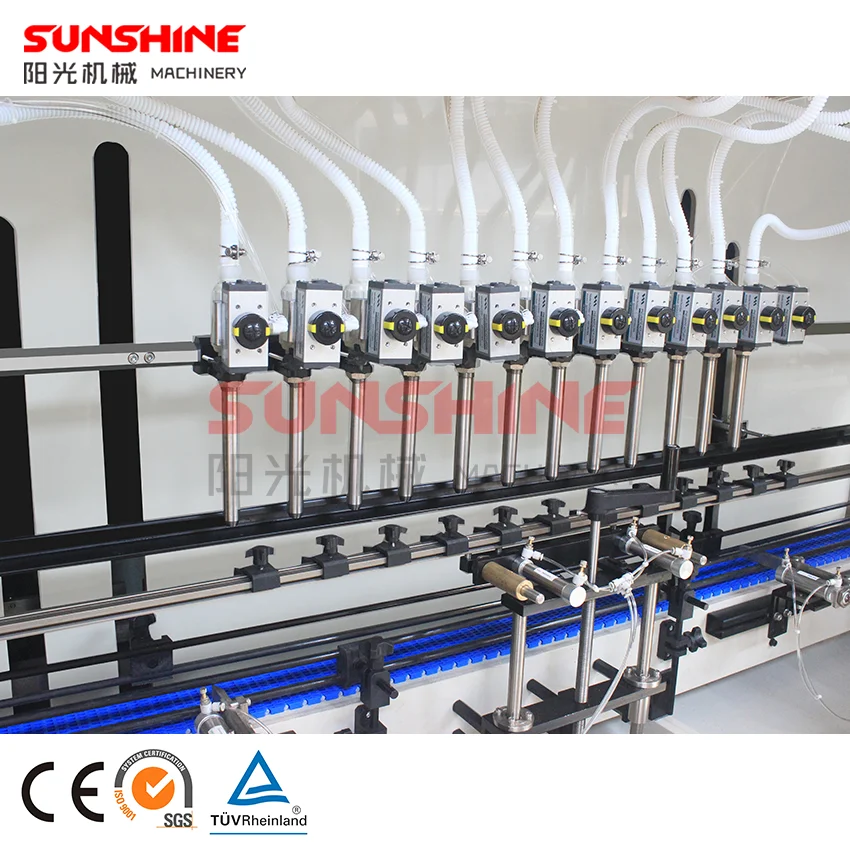 Fully Automatic Anti-corrosive bleach sulphuric acid liquid bottle filler filling machinery production line