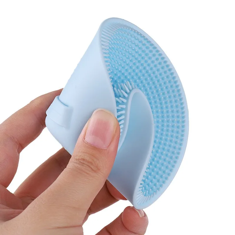 Wholesale Soft Cleaning Silicone Body Bath Brush With Shampoo Silicone Bath Brush Body