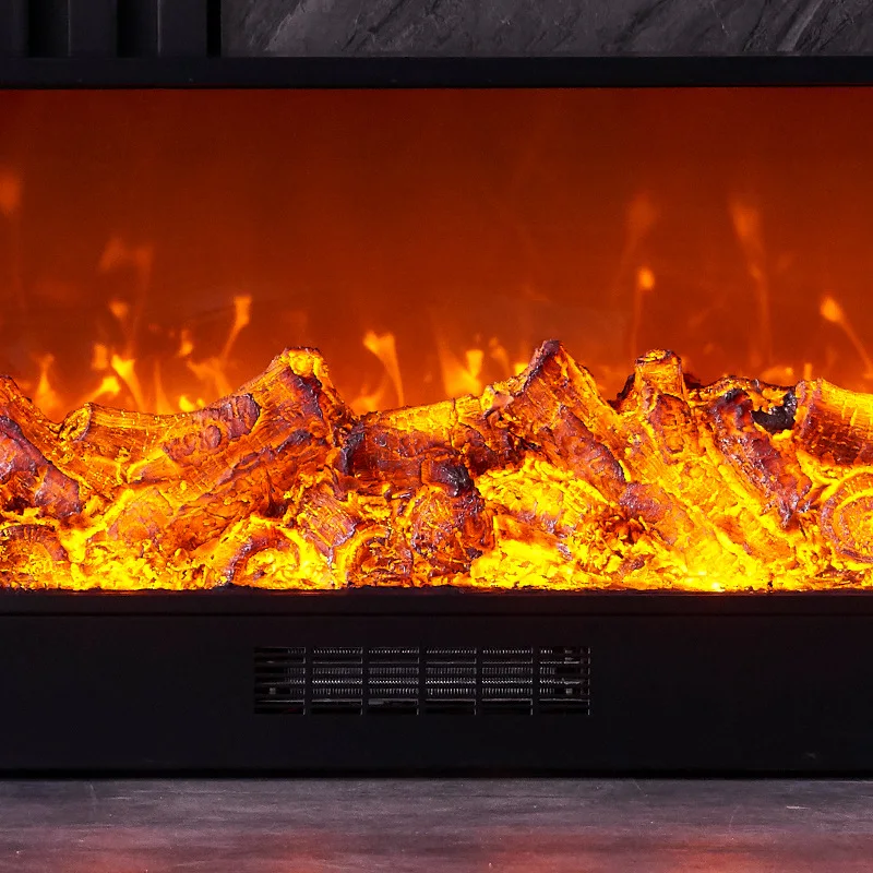 Ornamental electronic fireplace dining bar LED decorative fireplace non-standard custom villa decorative cabinet simulation fire