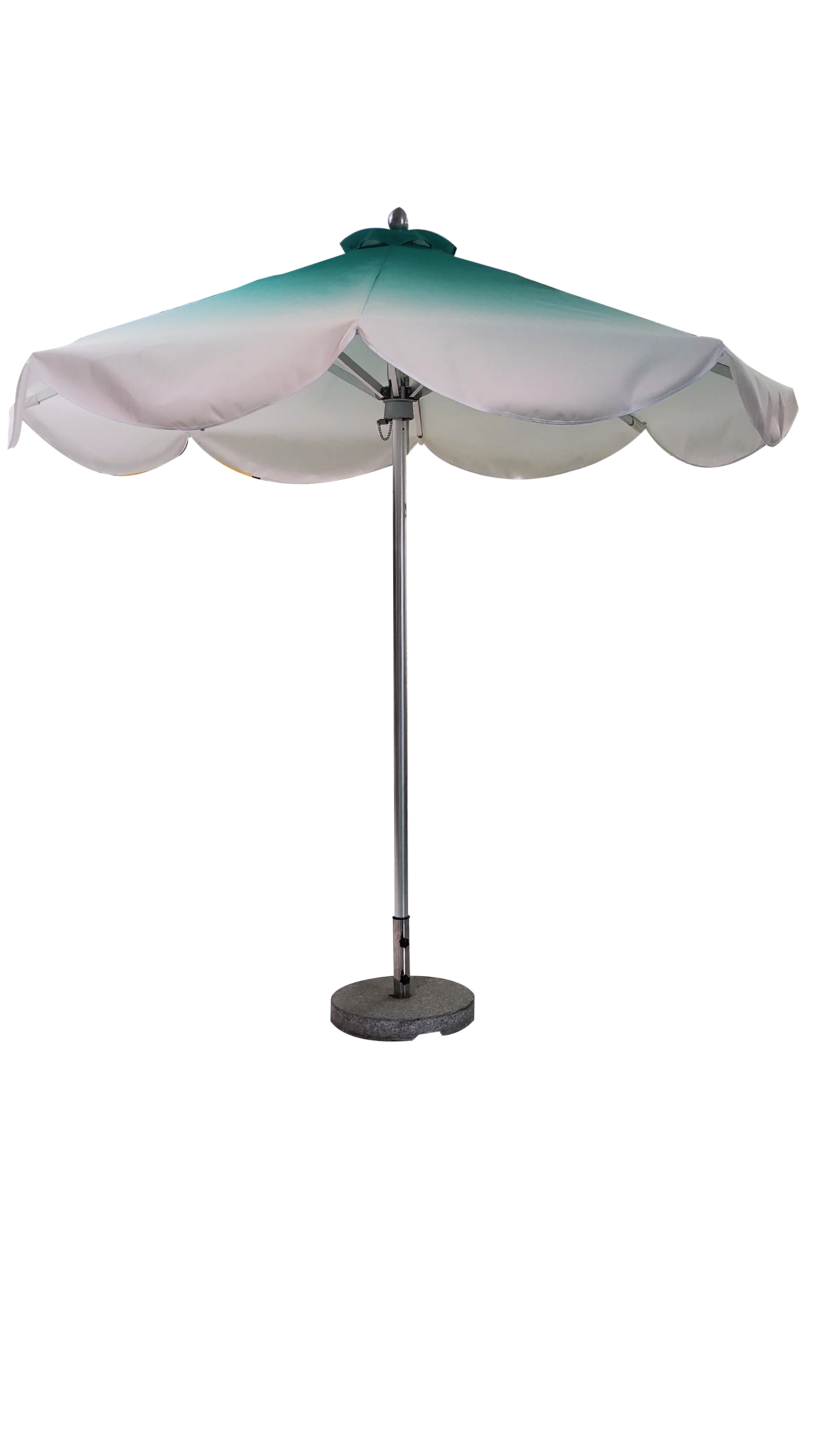 cheap cetre pole umbrellas made in china umbrella outdoor black and white  patio scalloped outdoor umbrella for garden