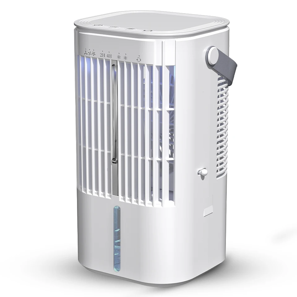 Swamp Cooler Evaporative Air Cooler For Home Dormitory Touch The Switch ,Seven-Color Light,Drawer Type Water