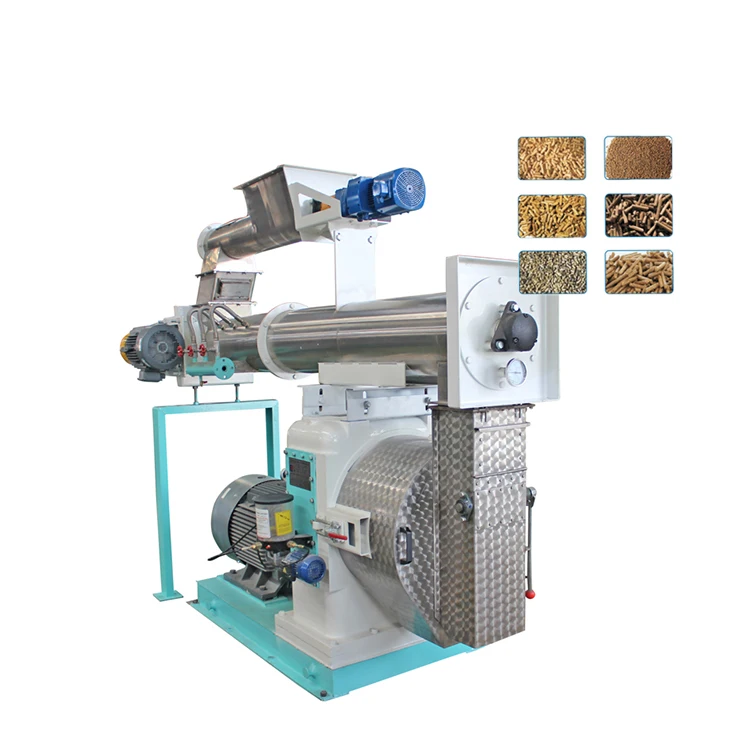 Factory Supply Goose Animal Food Processing Poultry Cattle Feed Pellet Machine