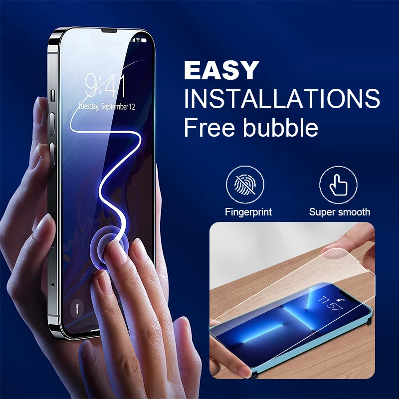 HOFI Wholesale 2.5D full cover cell mobile phone Clear Tempered Glass Screen Protector for iphone 12 13 pro max