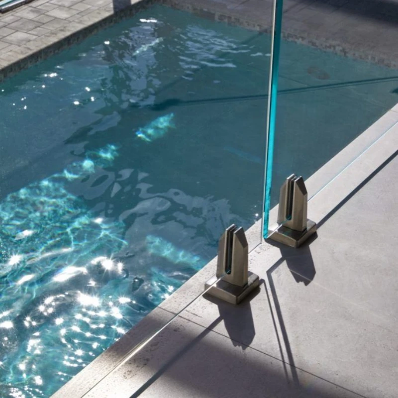 HYQY Manufacturer Low Price Stainless Steel Side Mount Round Square Glass Support Standoff Spigot for Balcony Stair Pool