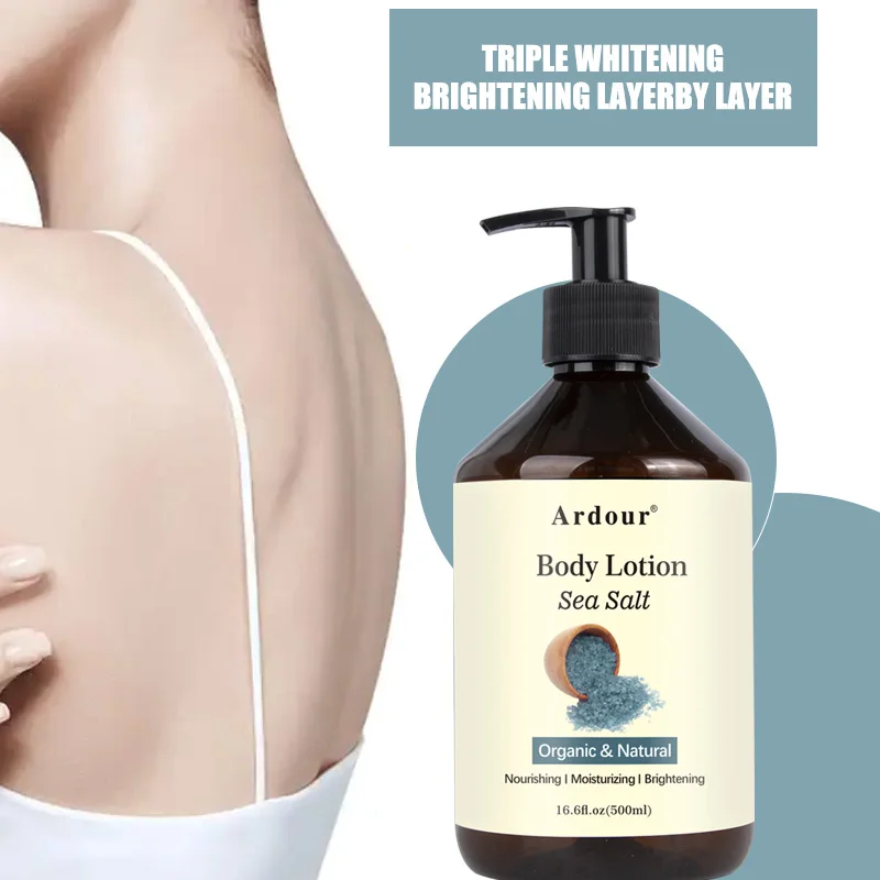 Private Label Refresh Fruit Body Care Lotion Skin Care Hydrating Sea Salt Body Cream Butter Lightening Whitening Moisturizing