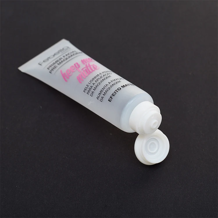 translucent Matte Plastic Squeeze Tube Makeup Cream Lotion Travel Packaging Tube