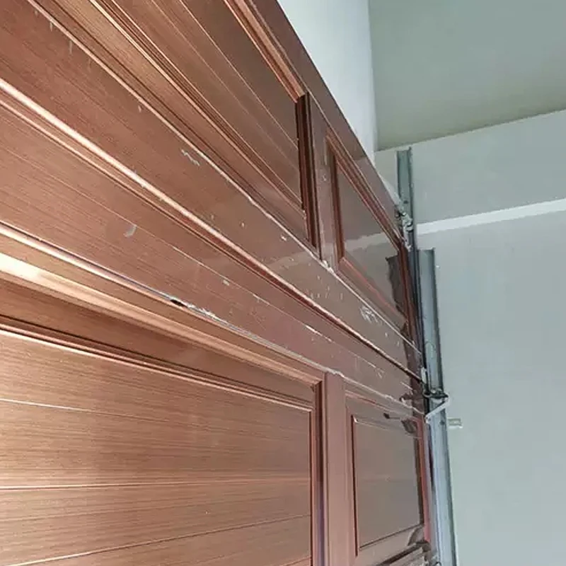 JST Durable Residential Exterior Chinese Manufacturer Of 28 Years Focus Electric Garage Sectional Steel Door
