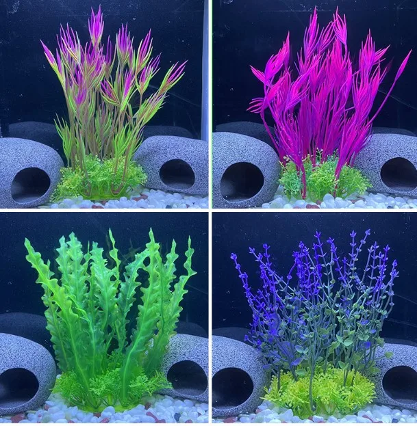 Искусственные бамбуковые пластиковые водоросли искусственные украшения
