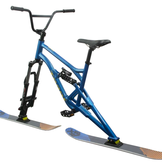 Winter sport snow bike, scooter, ski bike with fiberglass wood core ski board manufacturer China