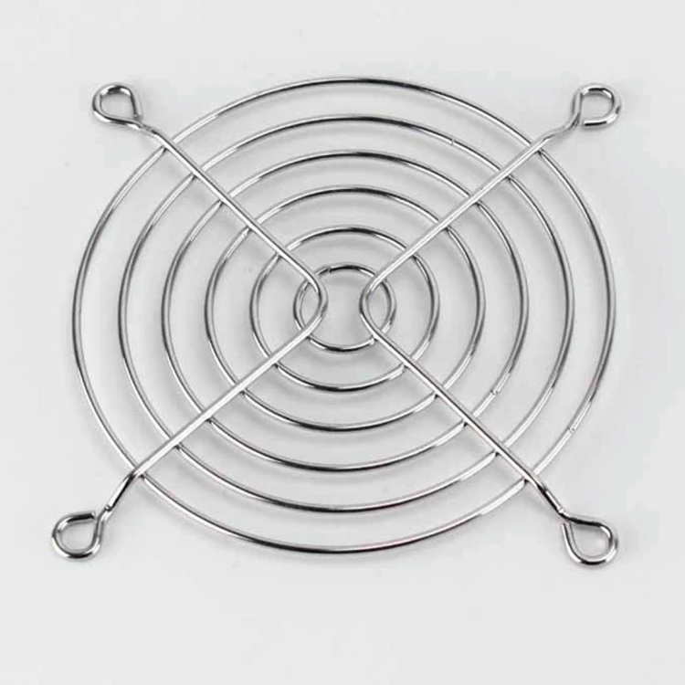 Металлическая решетка для вентилятора 90x90 мм 9 см, серебристая решетка для вентилятора 90x90 мм, вентиляторы постоянного тока/переменного тока