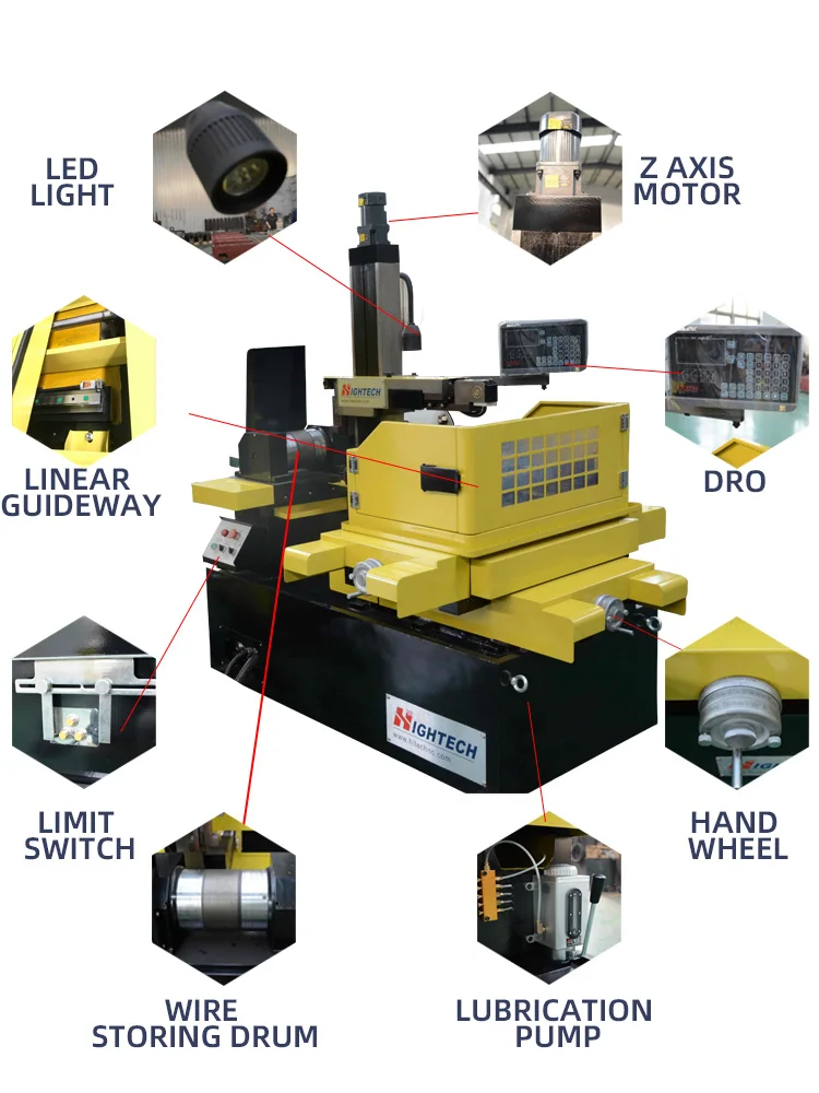 Fast Speed high precision CE certificate wire cutter edm machine edm cnc wire cutting machine