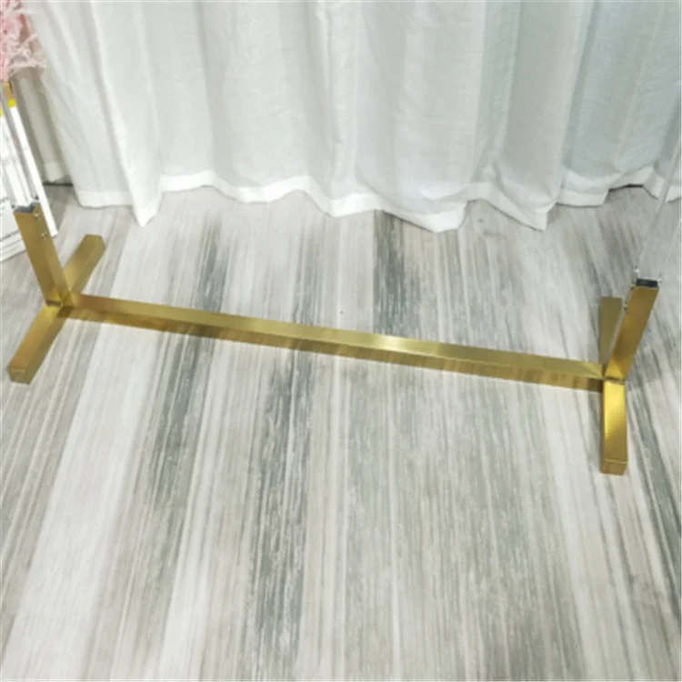 2021 Simplicity Design Durable In Use Clear Acrylic Stand Coat Store Rack For Living Room