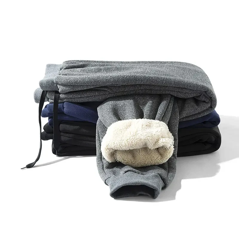 Warm Windproof paisley sherpa Winter cotton home Men mens fleece lined jog pants fleece track pants men J0133