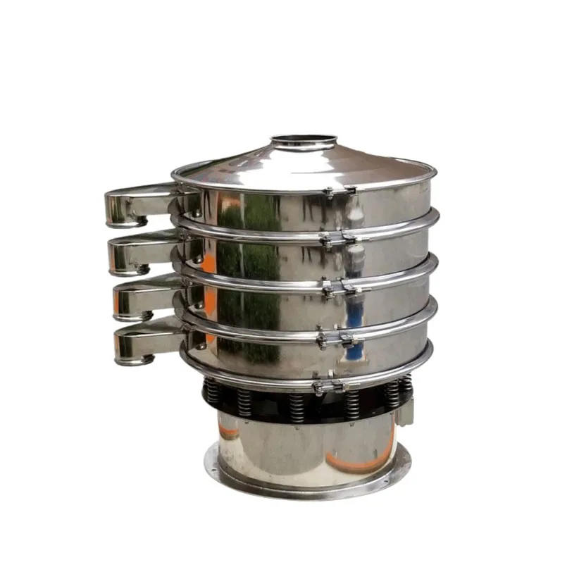 Stainless Steel High Precision Starch Powder Customized Automatic Rotary Vibrating Screen Machine