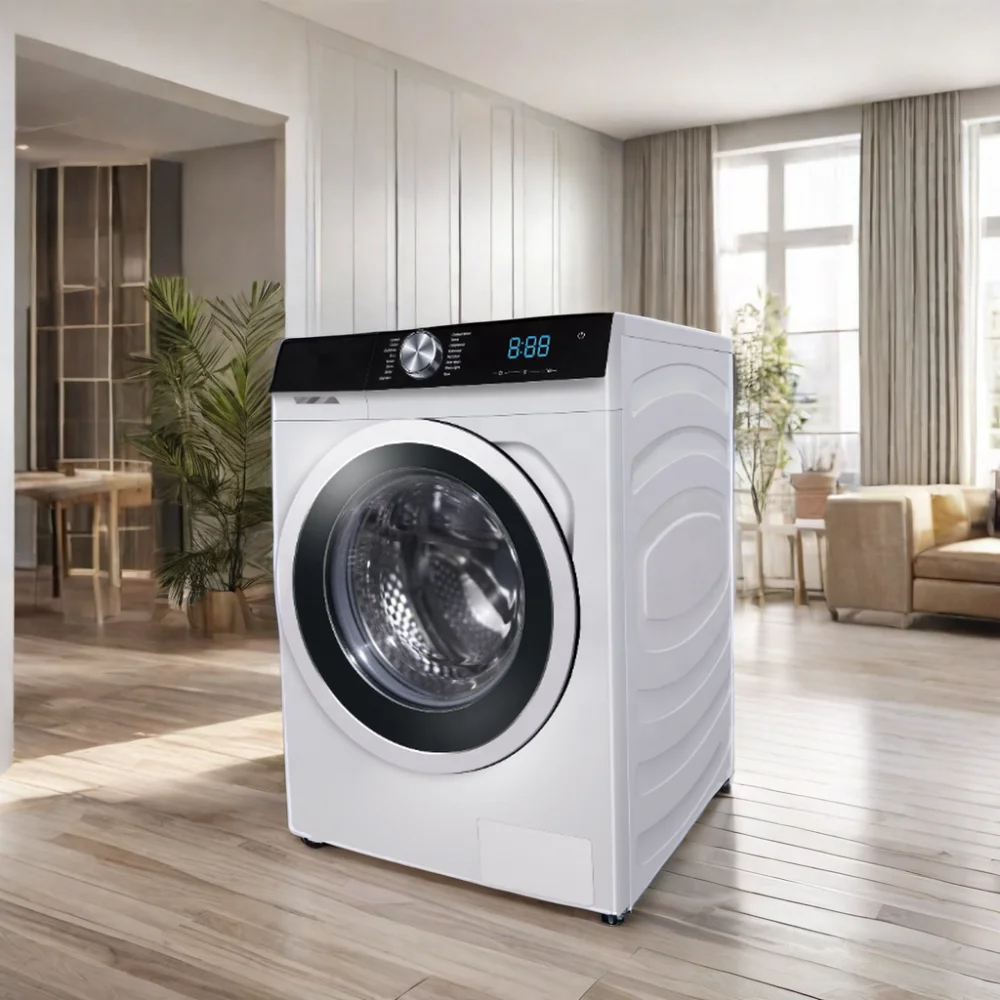 New Condition 8kg Electric Front-Load Automatic Washer for Home and Hotel Use Manual Power Source Options Available