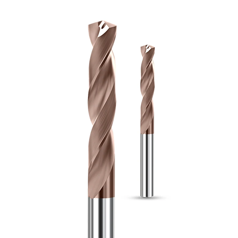 Factory Wholesale 5D Internal Cooling Carbide Twist Drill Bits, CNC Drill Bits for Carbon Steel Cast Iron
