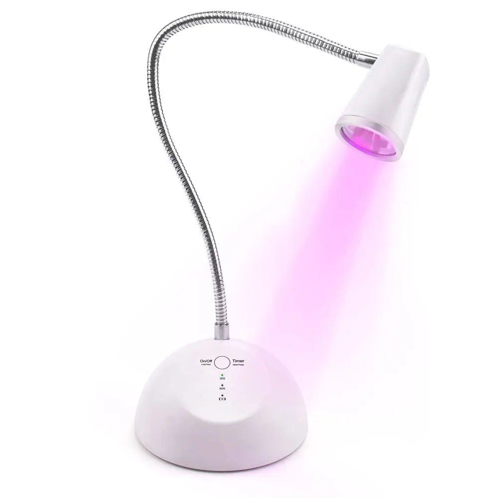 Перезаряжаемая Светодиодная настольная лампа для ногтей
