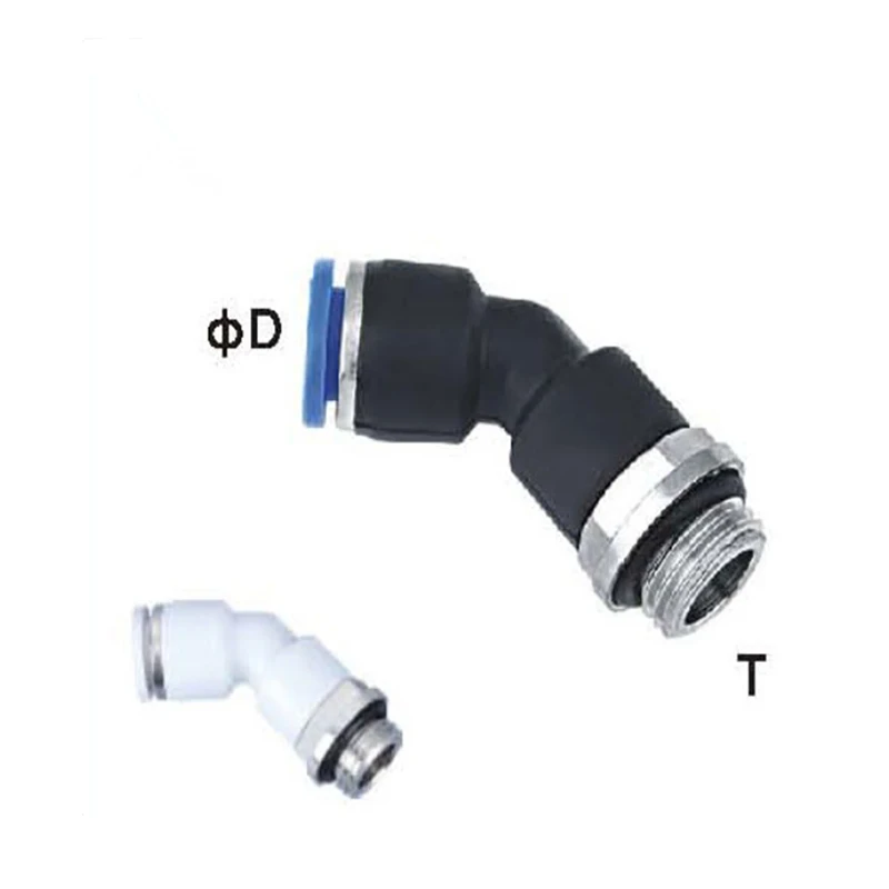 
All Kinds of Pneumatic Fittings Air fittings push in fittings PLH type for pneumatic equipment 