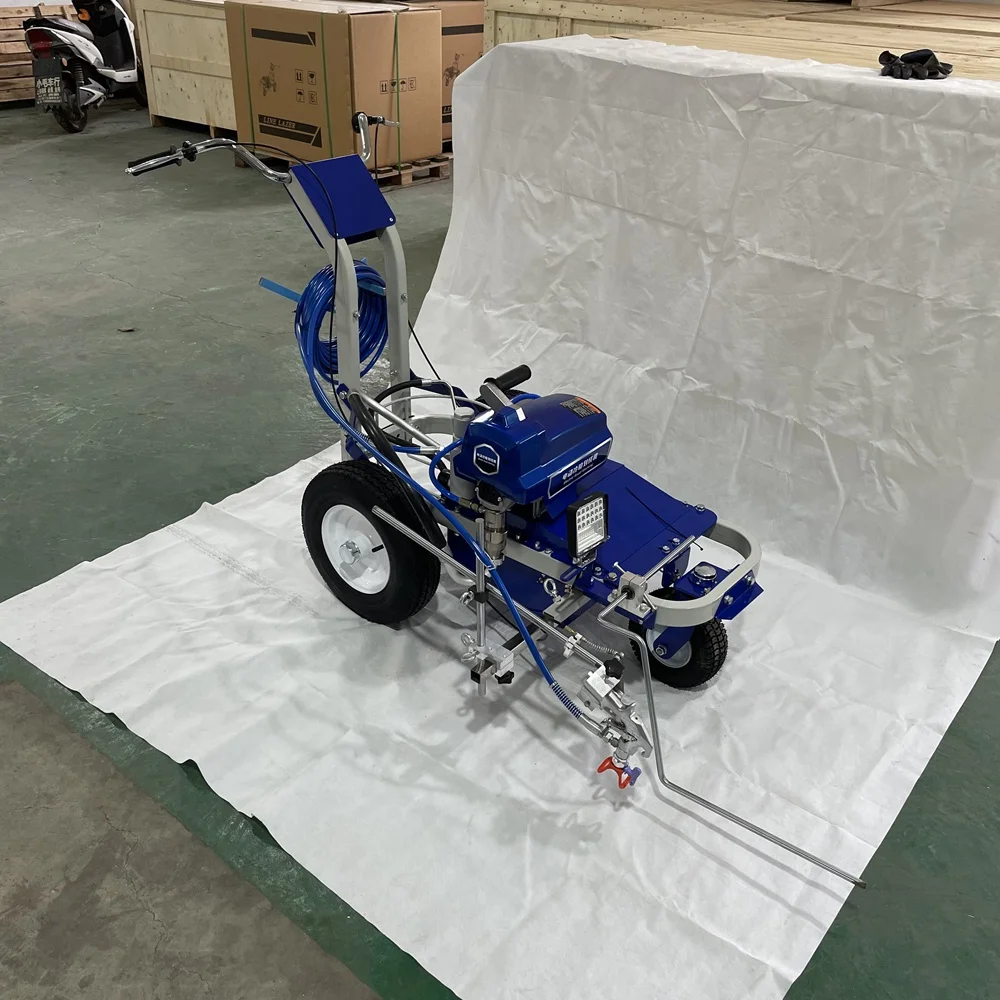 Used  High Quality Cold Paint Airless Road Line Marking Machine Factory Direct Selling