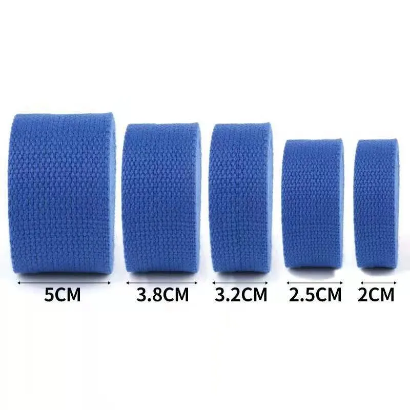 Factory Wholesale High Quality 2 Cm width Canvas Webbing Polyester cotton Webbing For Belt Bag
