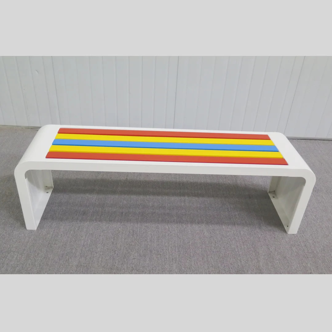 Haoyida Factory Top Quality Waterproof Patio Furniture Outdoor Metal Chair Cheap Park Benches Outside Garden Bench