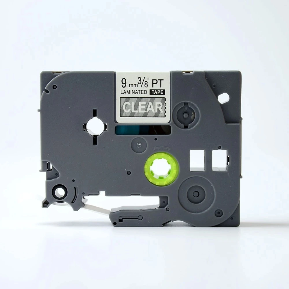 PUTY 9 мм запечатанных лент для TZe-125 с белыми пятнами Clear TZe ленты TZE 125 кассета P touch PT-E110 PT-H100 этикетировщик