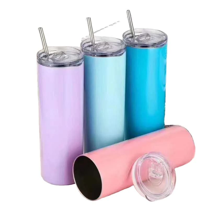 BPA FREE 16/20oz Double wall stainless insulated sublimation blanks tumbler with easy clean lid