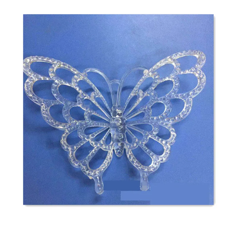 Свадебная композиция, воздушное потолочное украшение, подвеска, кристально прозрачное акриловое украшение в виде бабочки