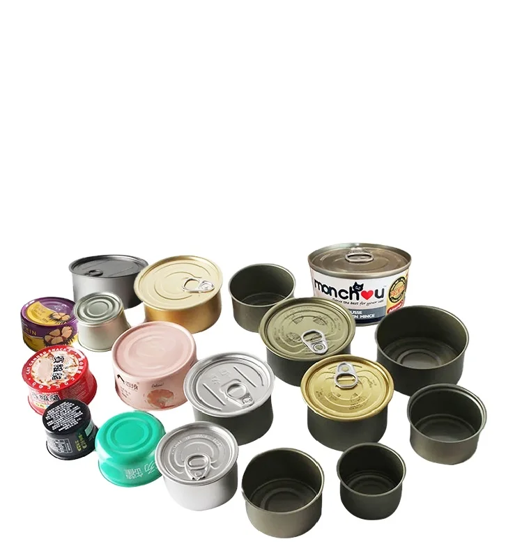 Wholesale 2 Pieces round DRD food empty Round can for canned Tuna and Sardine