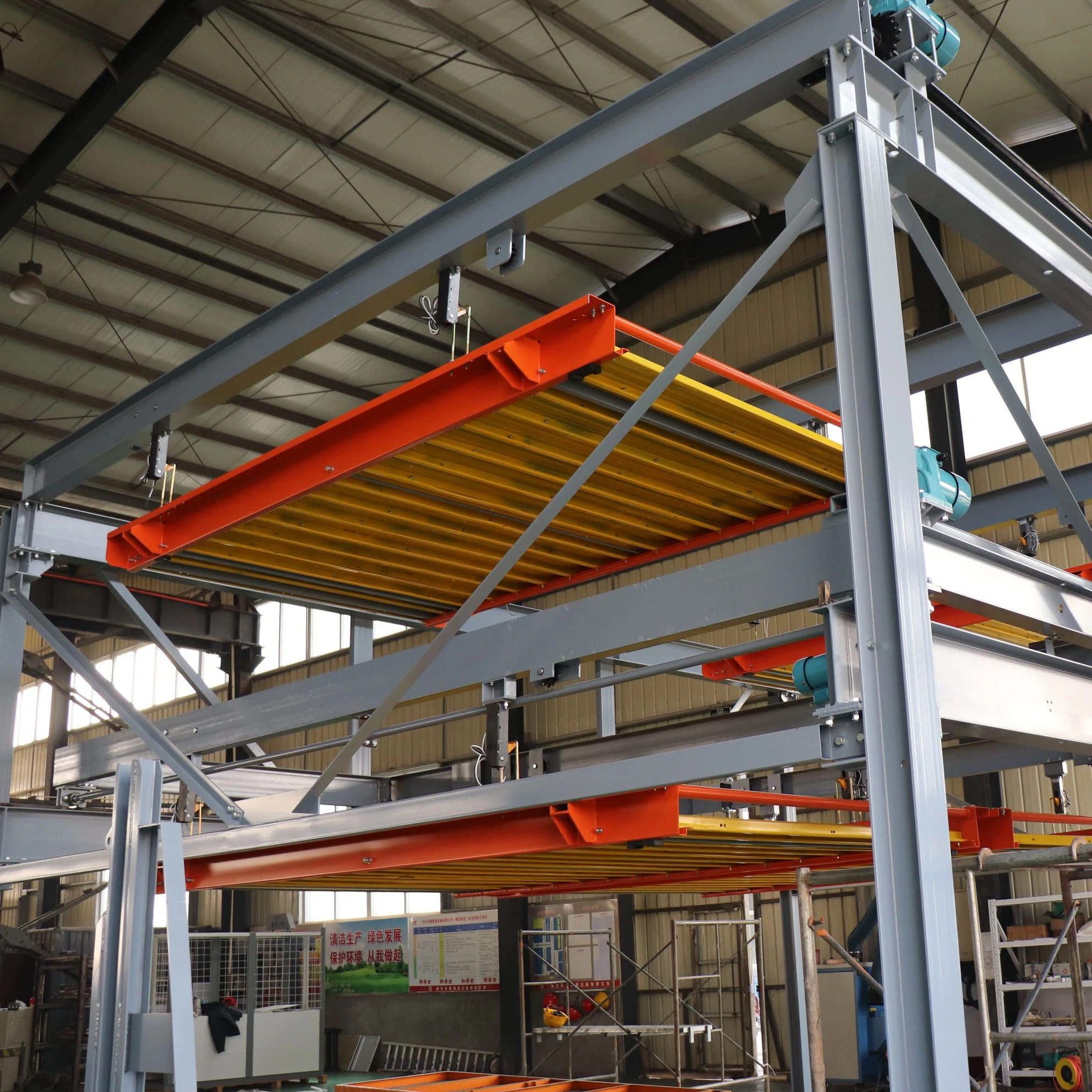 Wopeng brand 3 level car lifting equipment for hospital basement lift parking solution